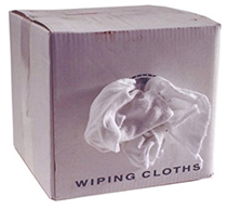 Knit Wiping Cloths White 5 lbs