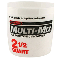 2 1/2 QT Mixing Container