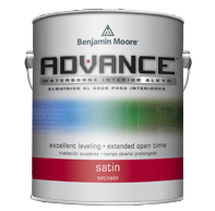 Benjamin Moore ADVANCE®<br>Waterborne Interior Alkyd<br>Satin