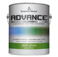 Benjamin Moore ADVANCE®<br>Waterborne Interior Alkyd<br>Semi Gloss