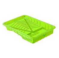 9" Green Plastic Paint Tray